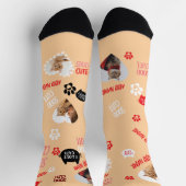Chaussette Custom Cat Socks Photo for Pet Lovers (Haut)