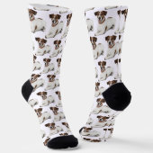 Chaussette Custom Dog Face Photo Socks with Personalized (Angulaire)