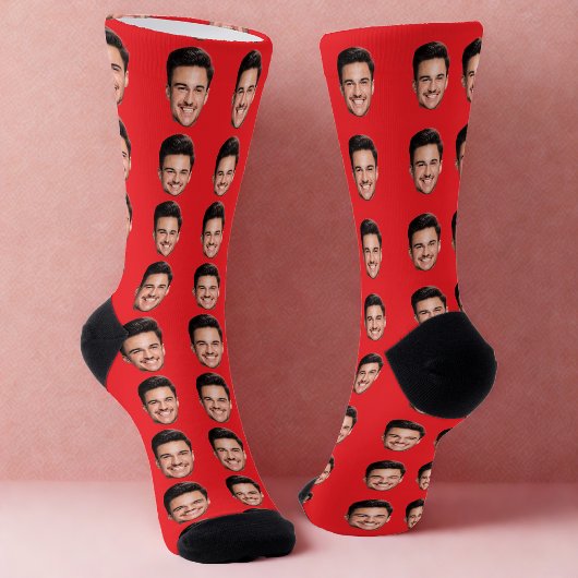 Chaussette  Custom Face Socks, Personalized Face
