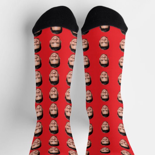 Chaussette  Custom Face Socks, Personalized Face (Haut)