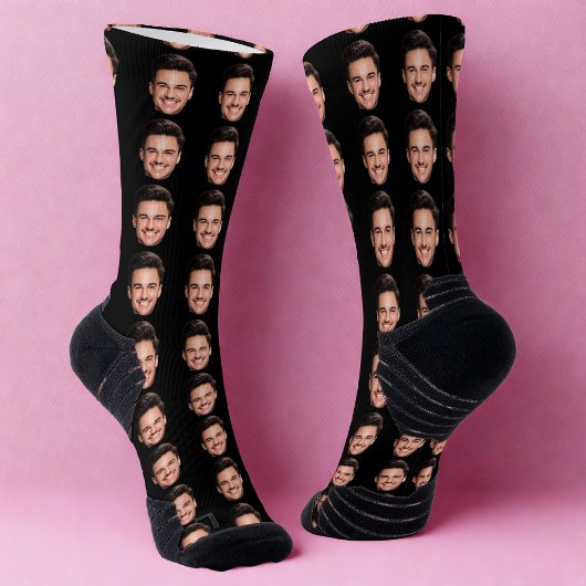 Chaussette  Custom Face Socks, Personalized Photo Picture