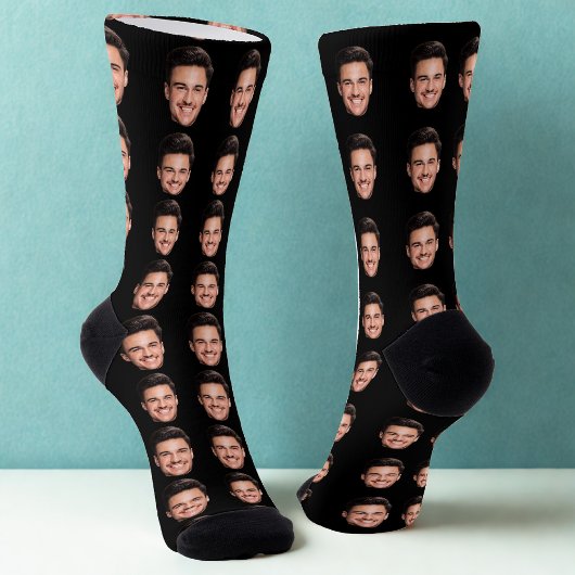 Chaussette  Custom Face Socks, Personalized Photo Picture