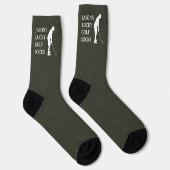 Chaussette Custom Lucky Golf Socks, Birthday Christmas Fun (Droite)