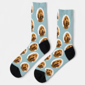 Chaussette Custom Pet Photo Socks | Personalized Dog Face  (Gauche)