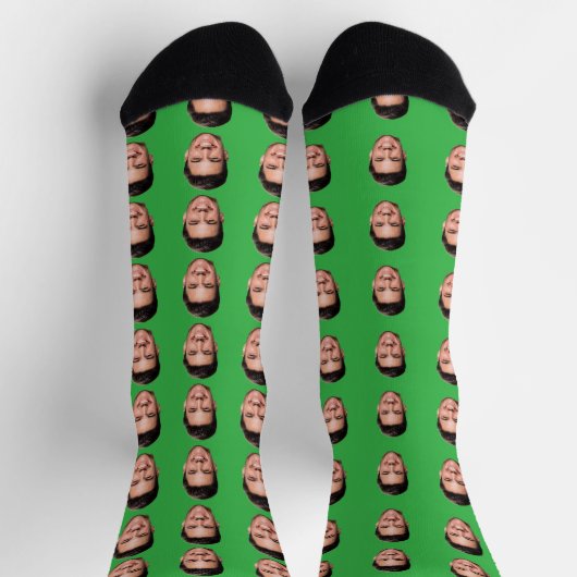 Chaussette Custom Picture Socks, Personalized Face Gift  (Haut)