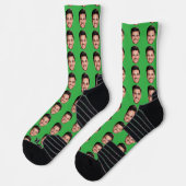 Chaussette Custom Picture Socks, Personalized Face Gift  (Gauche)