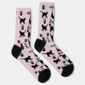 Chaussette Custom Void Cat Socks | Cute Black Cat Mom Gift (Droite)