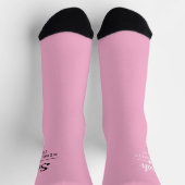 Chaussette  Custom Wedding Socks with Name and Wedding Date (Haut)