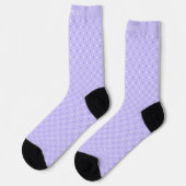Chaussette Customizable Lavender Violet Purple Polka Dot (Gauche)