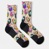 Chaussette Cute and Funny Easter Eggs Cartoon (Droite)
