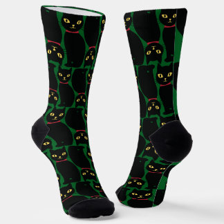 Chaussette Cute Black Cat Socks Gift for Black Cat Lovers 