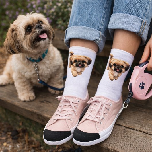 Chaussette Cute Cartoon Shih Tzu Dog Socks