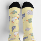 Chaussette Cute Cat Pattern Socks (Haut)