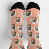 Chaussette Cute Custom Cat Photo Socks (Haut)