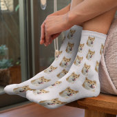 Chaussette Cute Custom Pet Photo Socks