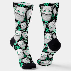 Chaussette Cute de chat et pointe joueuse à partir d'une poch