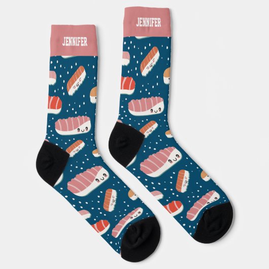 Chaussette Cute et Kawaii Sushi Motif japonais (Droite)