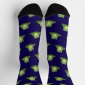 Chaussette Cute Green Frog Pattern Socks (Haut)