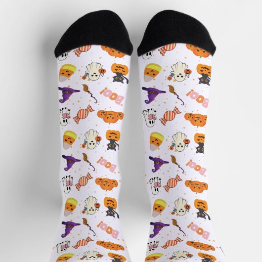 Chaussette Cute Halloween Characters (Haut)