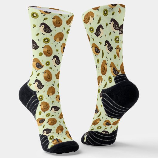 Chaussette Cute Kiwi Birds Motif (Angulaire)