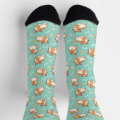 Chaussette Cute Little Corgis Motif (Haut)