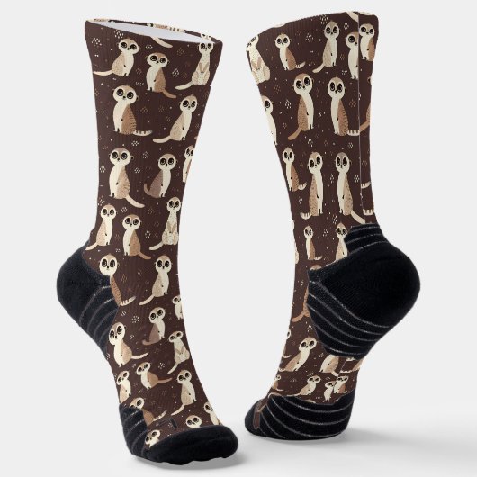 Chaussette Cute Meerkat Motif (Angulaire)