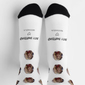 Chaussette Cute Meilleur ami photo Coeur (Haut)