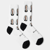 Chaussette Cute Meilleur Coeur Photo Girlfriend (Droite)