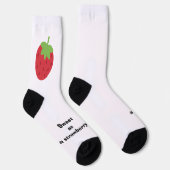 Chaussette Cute Minimal Strawberry Socks (Droite)