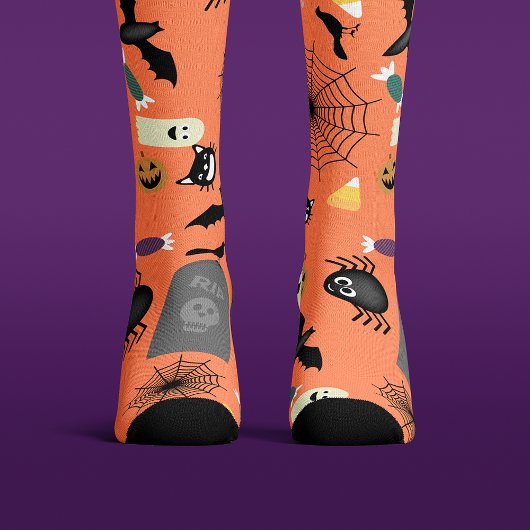Chaussette Cute Motif Halloween