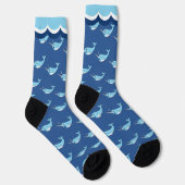 Chaussette Cute Narwhal Whale (Droite)
