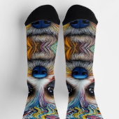 Chaussette Cute Pop Art Terrier (Haut)