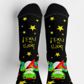 Chaussette Cute Tree Frogs Rockin' Red Guitares (Haut)