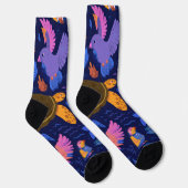 Chaussette Cute Tropical Animals Crew Socks Gift (Droite)