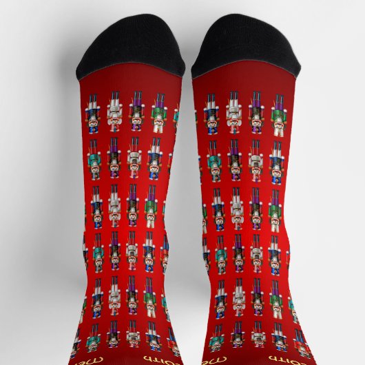 Chaussette Cute Xmas Nutcrackers (Haut)