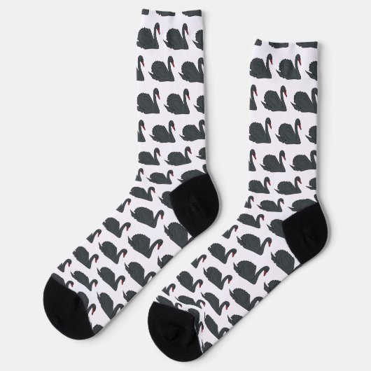 Chaussette Cygne noir (Gauche)