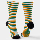 Chaussette Cyprus flag stripes country symbol pattern lines (Angulaire)