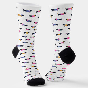 Chaussette Dachshund Motif propriétaire de chien personnalisé