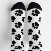 Chaussette Dalmatie Style Chien Paws Amusants Cadeau d'annive (Haut)