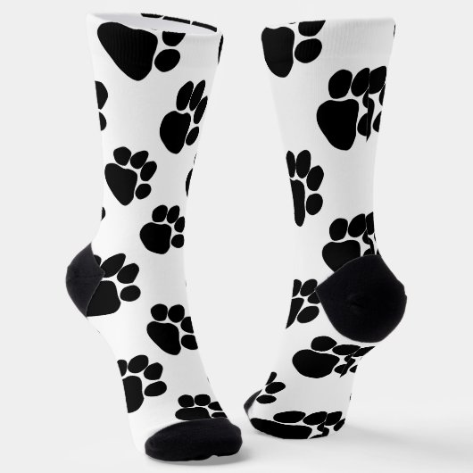 Chaussette Dalmatie Style Chien Paws Amusants Cadeau d'annive (Angulaire)