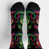 CHAUSSETTE DANCING DRAGONS SOCKS (Haut)