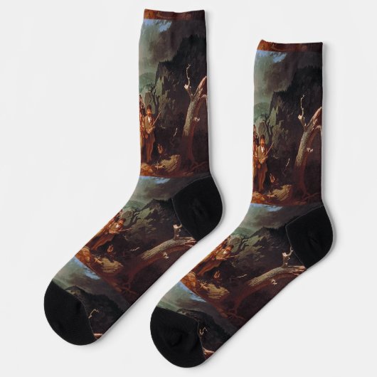 Chaussette Daniel Boone escorte les colons (Gauche)