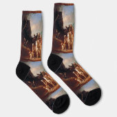 Chaussette Daniel Boone escorte les colons (Droite)