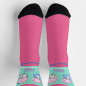 Chaussette Danse comme personne ne regarde de joyeux cochons  (Haut)