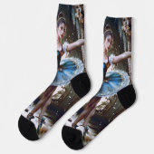 Chaussette Danse de ballet dans un Tutu bleu (Gauche)