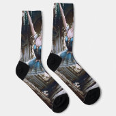 Chaussette Danse de ballet dans un Tutu bleu (Droite)