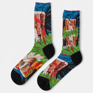 Chaussette danse de grue.