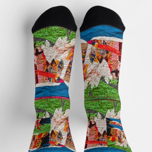 Chaussette danse de grue. (Haut)