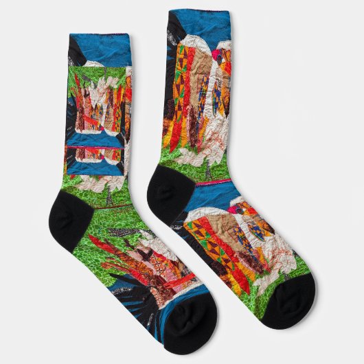 Chaussette danse de grue. (Droite)