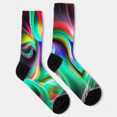 Chaussette Danse Lumineuse Abstraite (Droite)